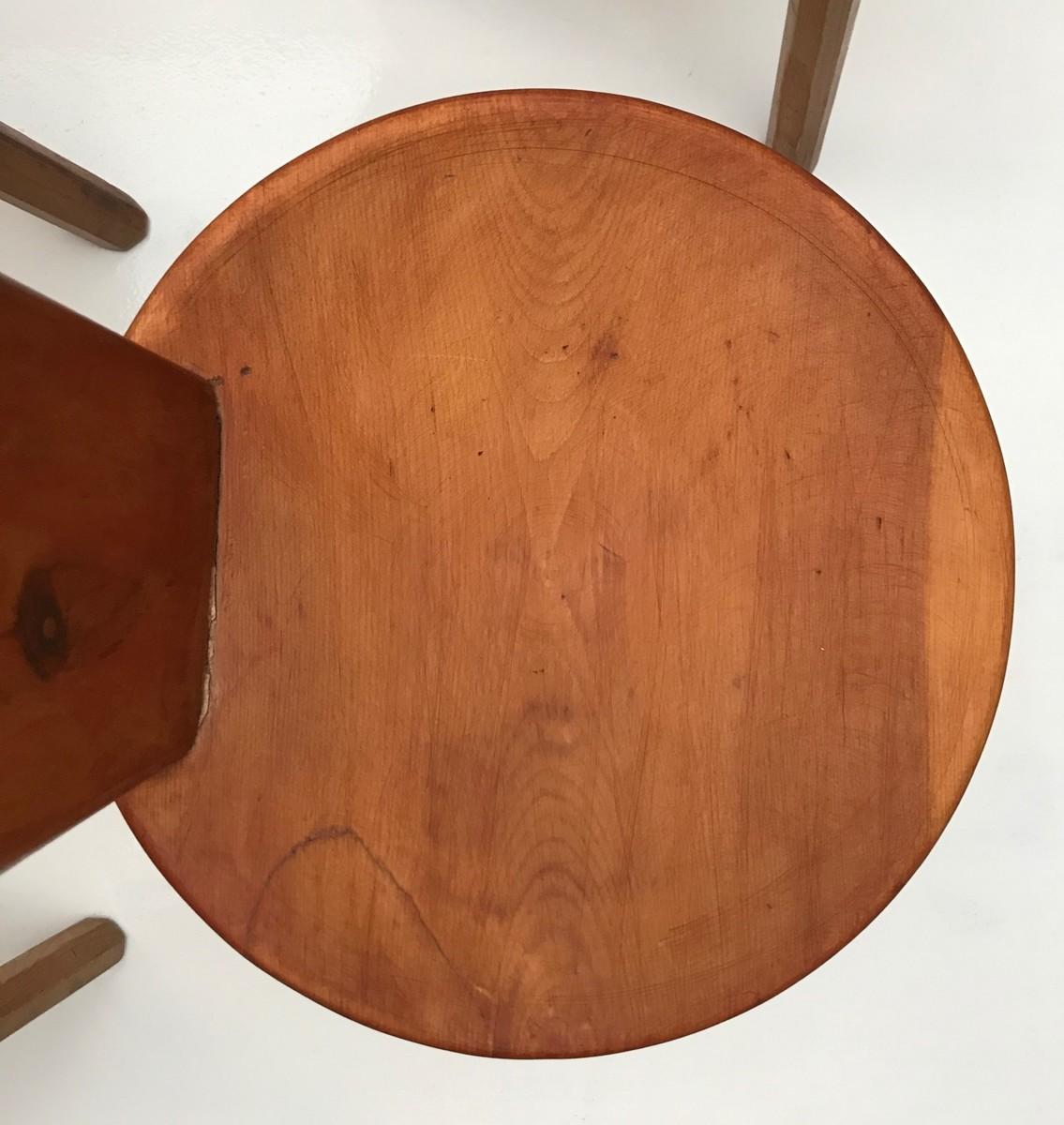 Spade, Club, Heart and Diamond Wood Chairs, Set of 4 In Good Condition In Brussels, BE