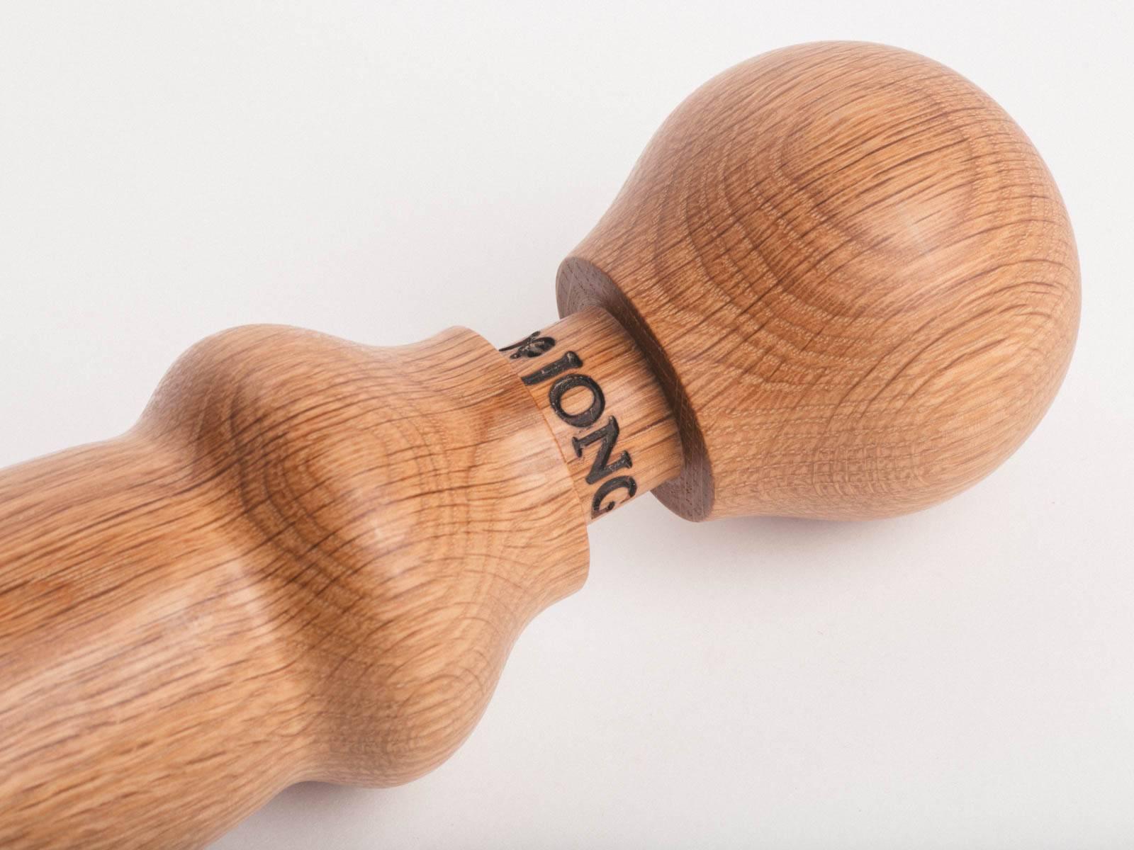 Hand-Crafted Spade Pepper Mill in Walnut For Sale