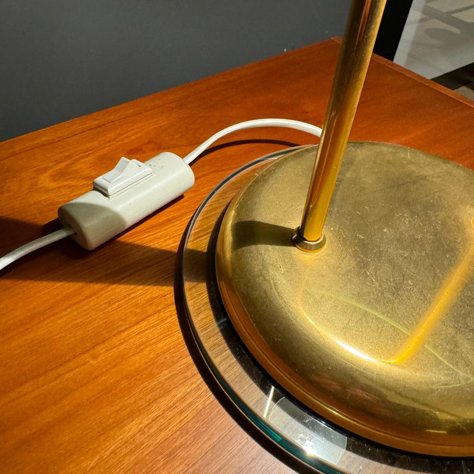 Spage Alter Herda Tischlampe mit Verschmutzung und Glas im Zustand „Gut“ im Angebot in MIJDRECHT, NL