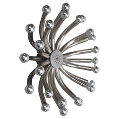 Lampada da soffitto Sputnik Modern in cromo, Cosack, anni '70, Germania