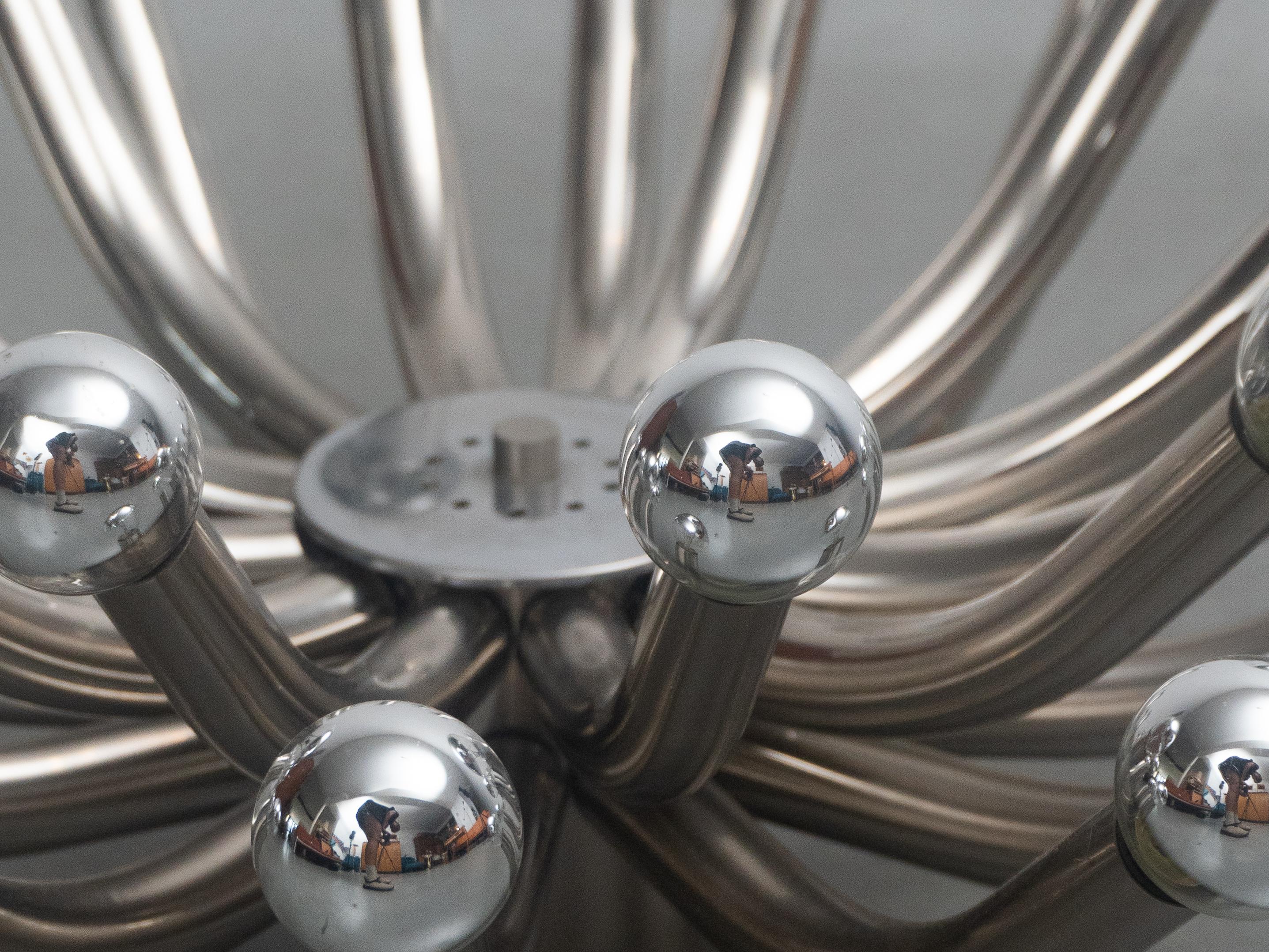 Plafonnier encastré Sputnik moderne de l'ère Spage, Cosack, 1970, Allemagne en vente 1
