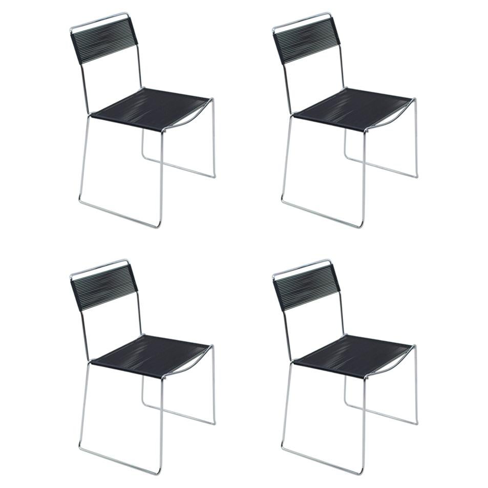 Spaghetti Chairs by Giandomenico Belotti for Alias, 1980s, Set of 4