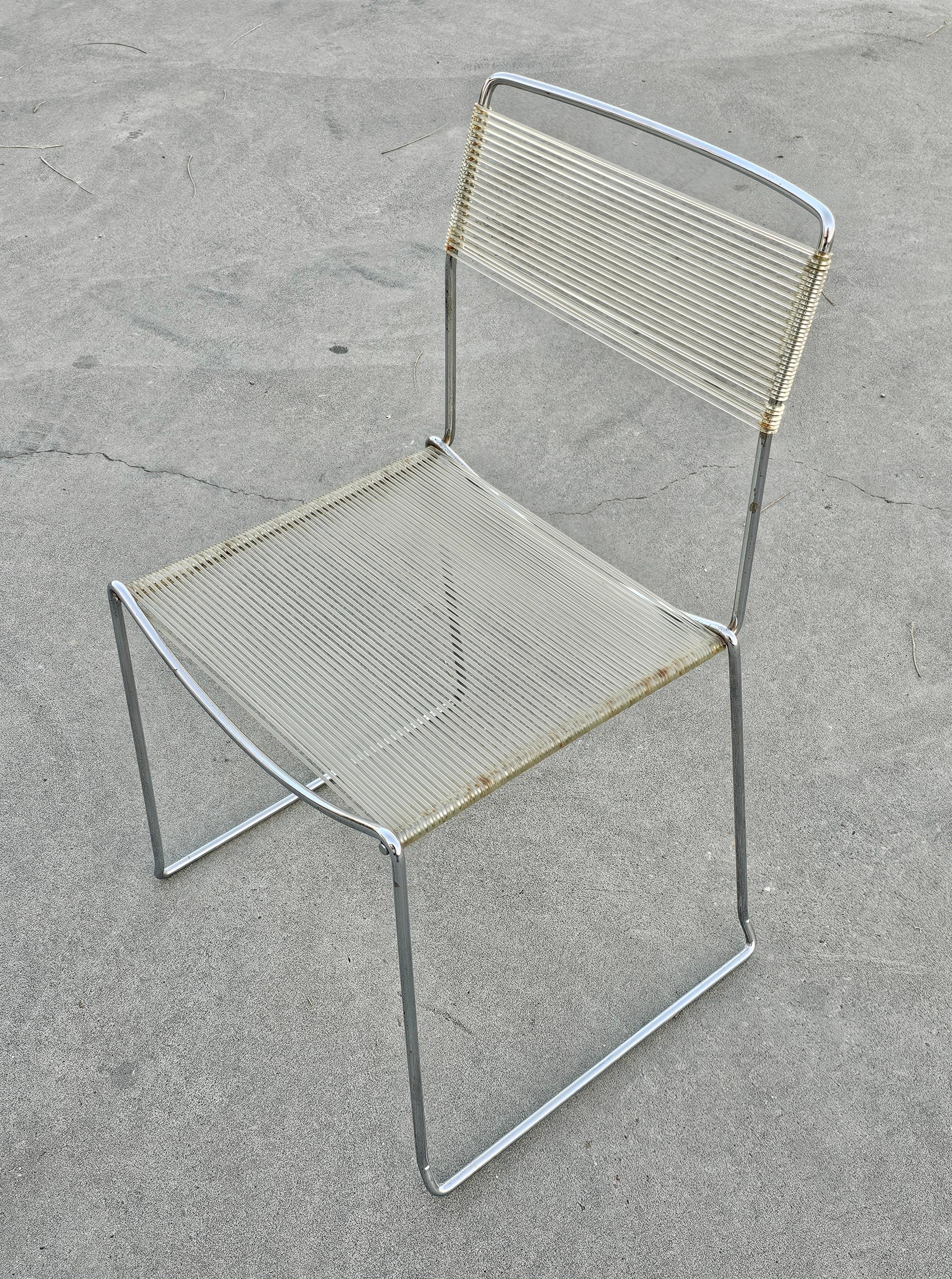  Spaghetti Dining Chairs by Giandomenico Belotti for Alias, Italy 1979 For Sale 5