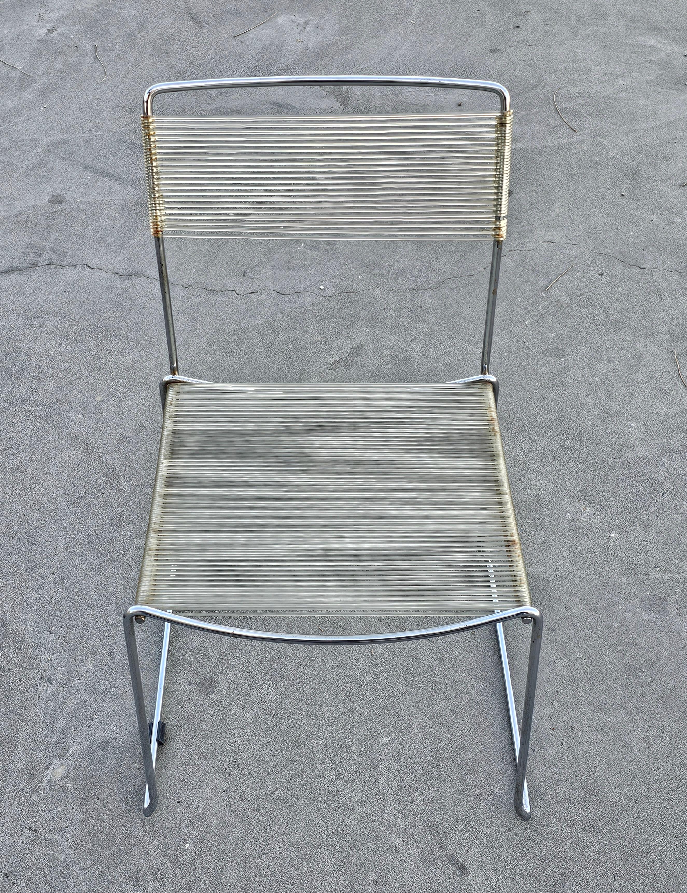 Post-Modern  Spaghetti Dining Chairs by Giandomenico Belotti for Alias, Italy 1979 For Sale