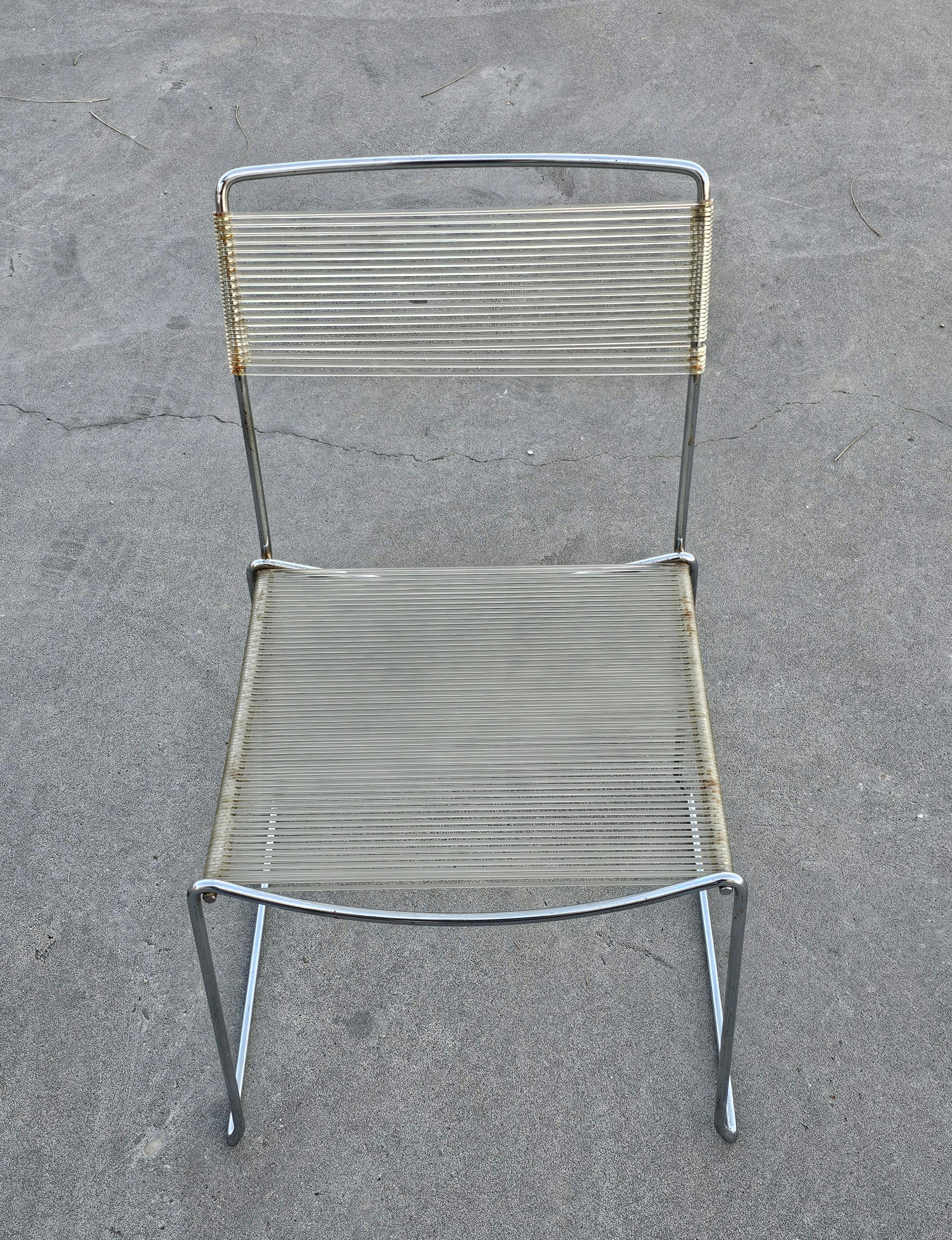  Spaghetti Dining Chairs by Giandomenico Belotti for Alias, Italy 1979 In Good Condition For Sale In Beograd, RS