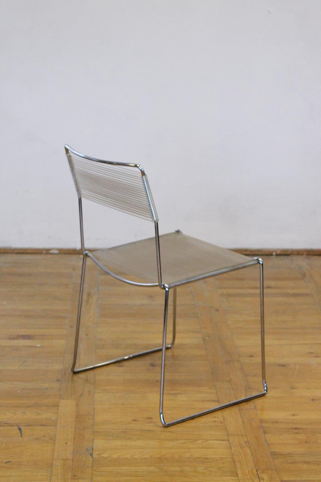 Spaghetti Dining Chairs in Style of Giandomenico Belotti , 1970s, Italy In Good Condition In Debrecen-Pallag, HU