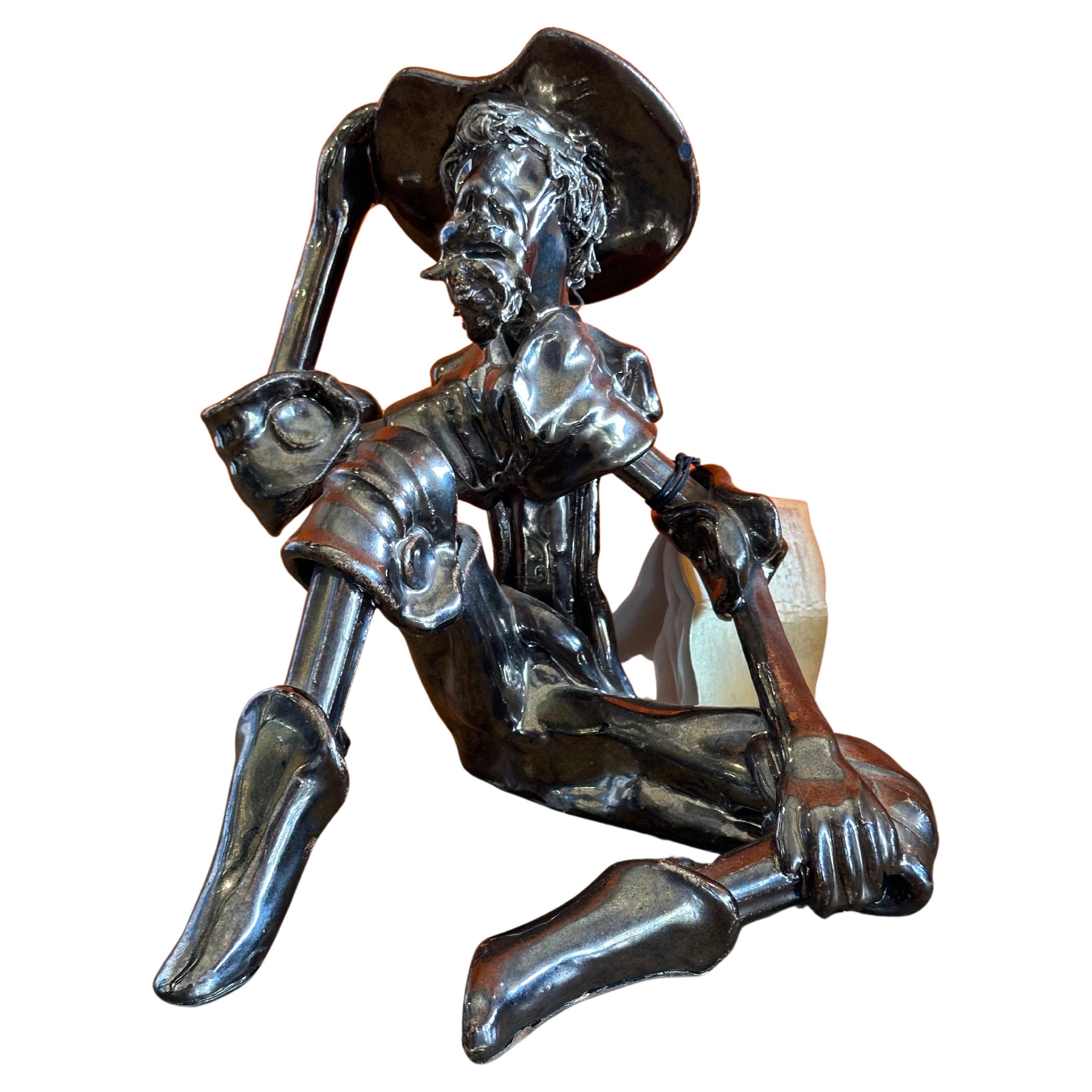 Scultura di spaghetti di Don Chisciotte di Roberto Nischli in vendita 5