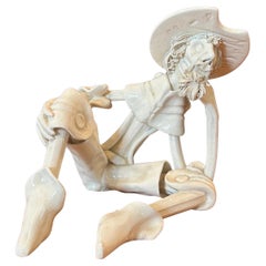 Scultura di spaghetti di Don Chisciotte di Roberto Nischli