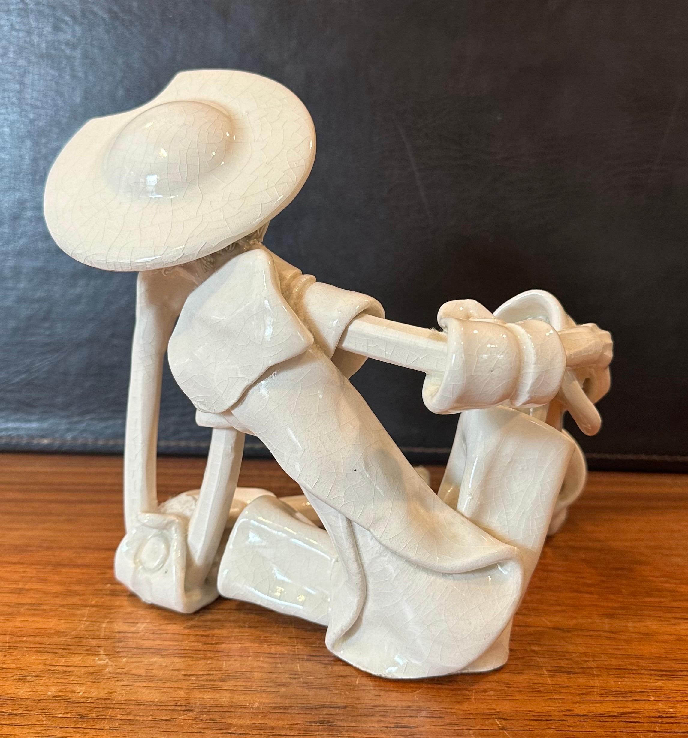 XX secolo Scultura di spaghetti di Don Chisciotte di Roberto Nischli in vendita