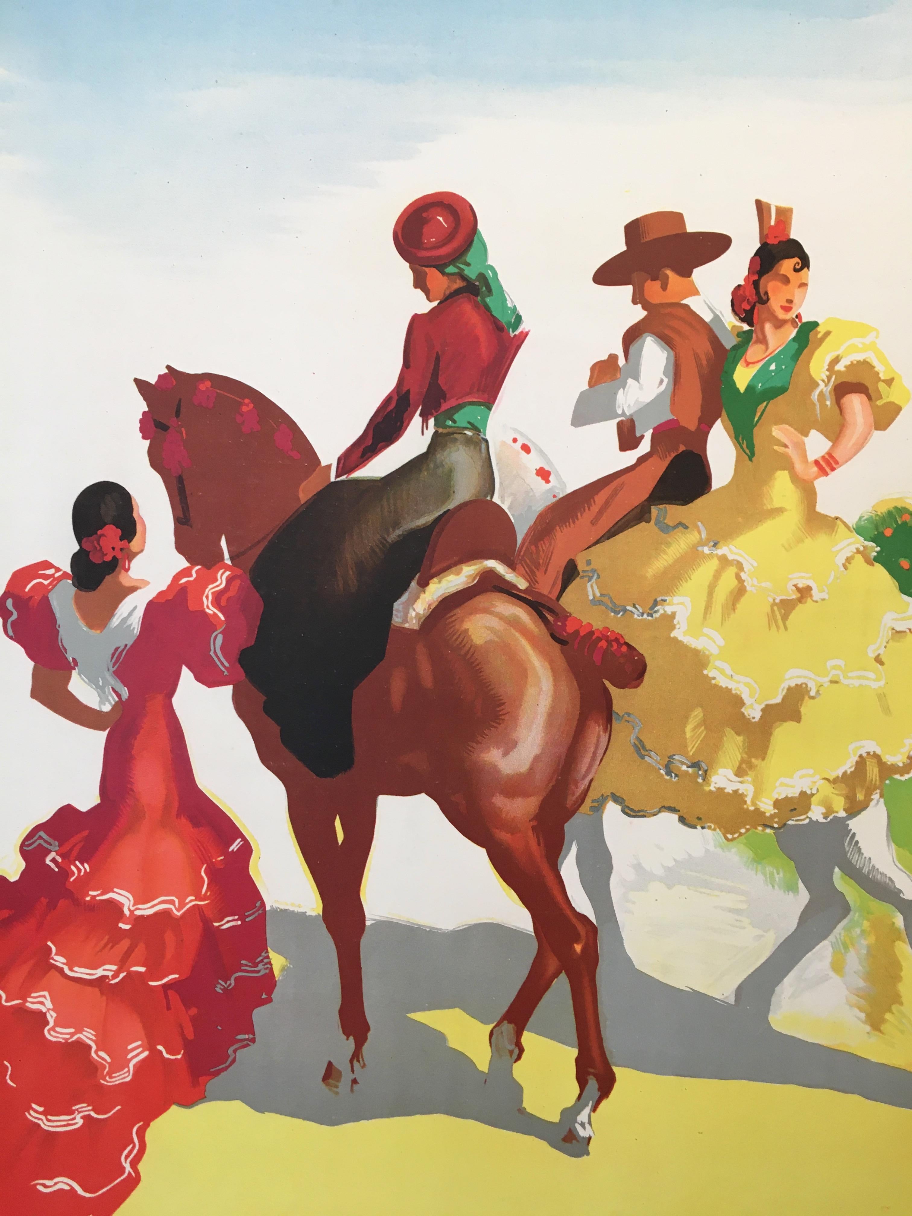 vintage flamenco poster