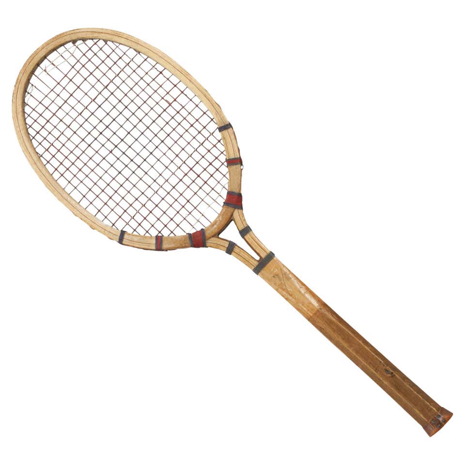 Antique Lopsided Henry Malings Tennis Racket, 19th Century at 1stDibs ...