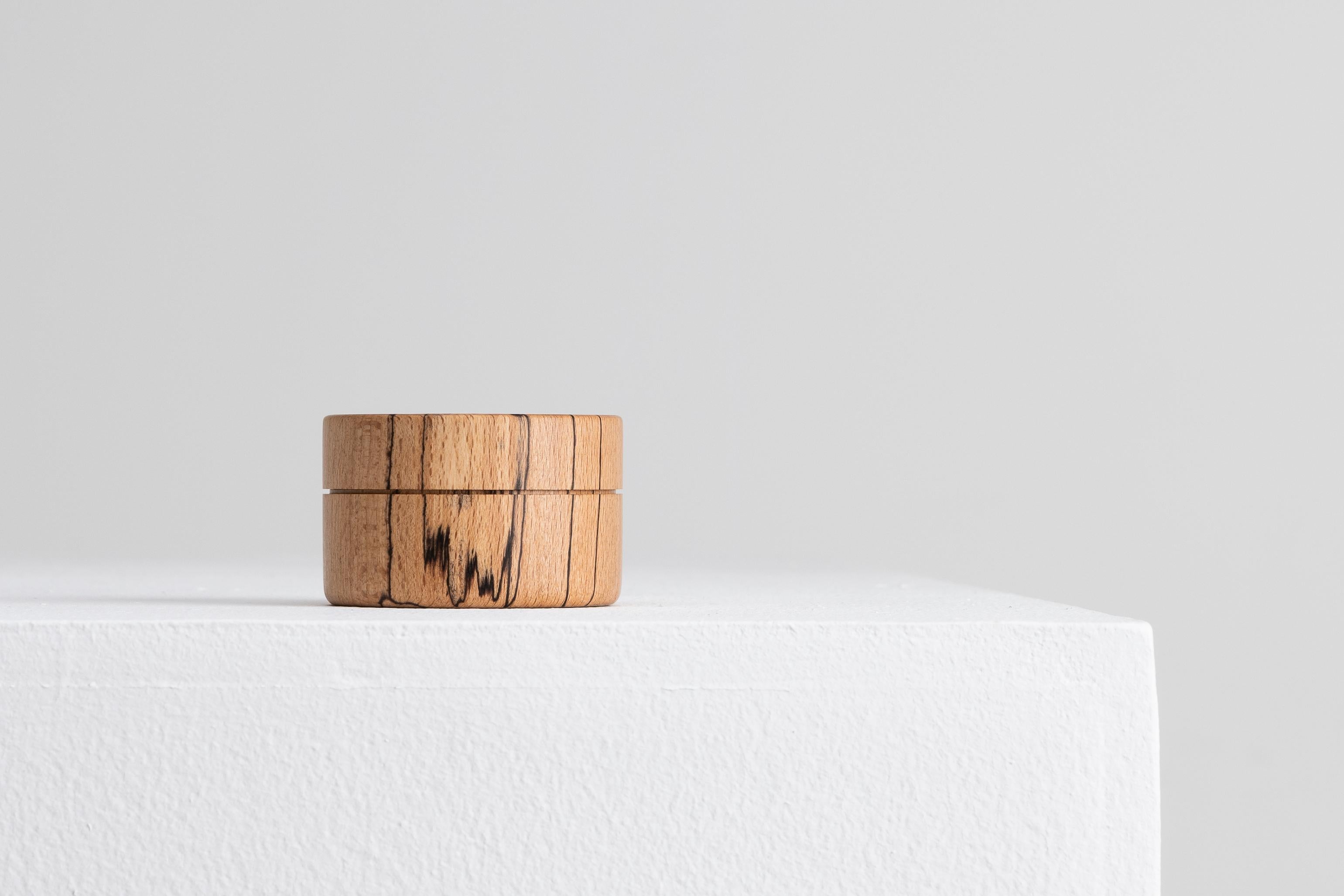 We have for sale a spalted beech box by master woodturner Ray Key (1942-2018). Ray Key was one of the most praised woodturners of any generation. His works are in museum collections world wide. He was awarded a British Empire Medal in 2015 in the