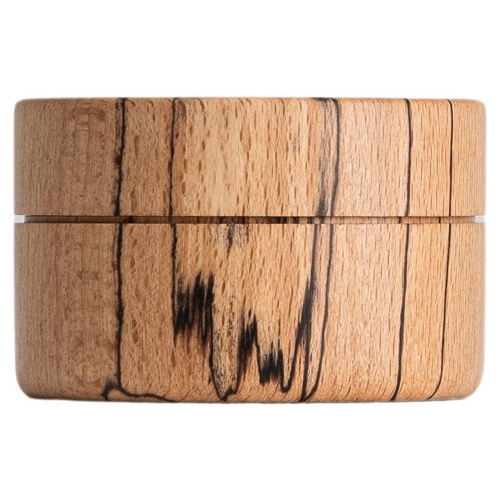 Boîte en hêtre Spalted de Master Craftsman Ray Key, années 1990
