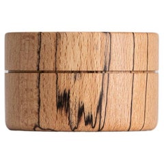 Boîte en hêtre Spalted de Master Craftsman Ray Key, années 1990