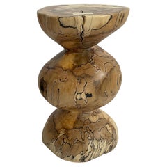Spalted Beech Hogback Sidetable