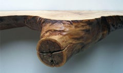 Organic Spalted Maple Fireplace Mantel