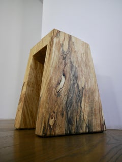Spalted Maple Stool by Fritz Baumann