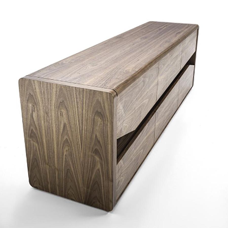 solid wood walnut sideboard