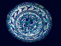 Spaniard Fajalauza Style Ceramic Bowl