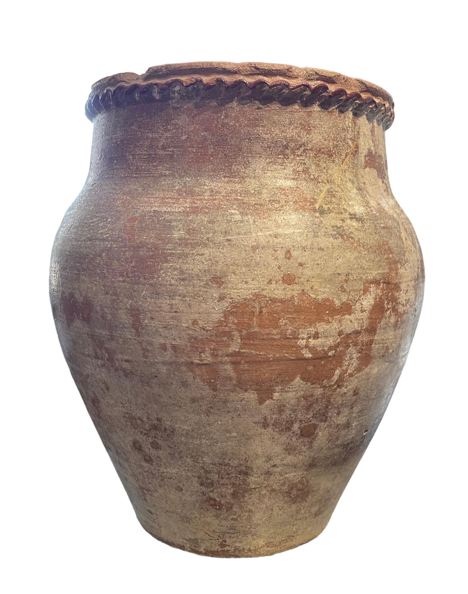 Hand-Crafted Spaniard Terracotta Amphora  For Sale