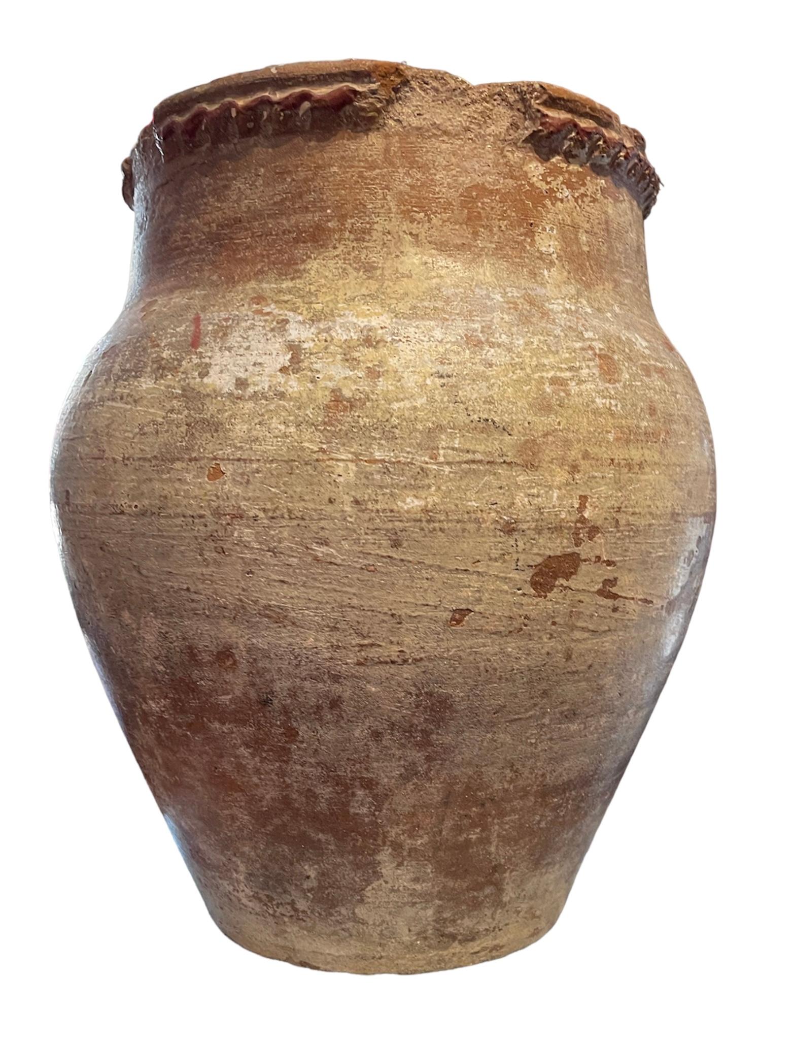 Spanische Terrakotta Amphora  (19. Jahrhundert) im Angebot