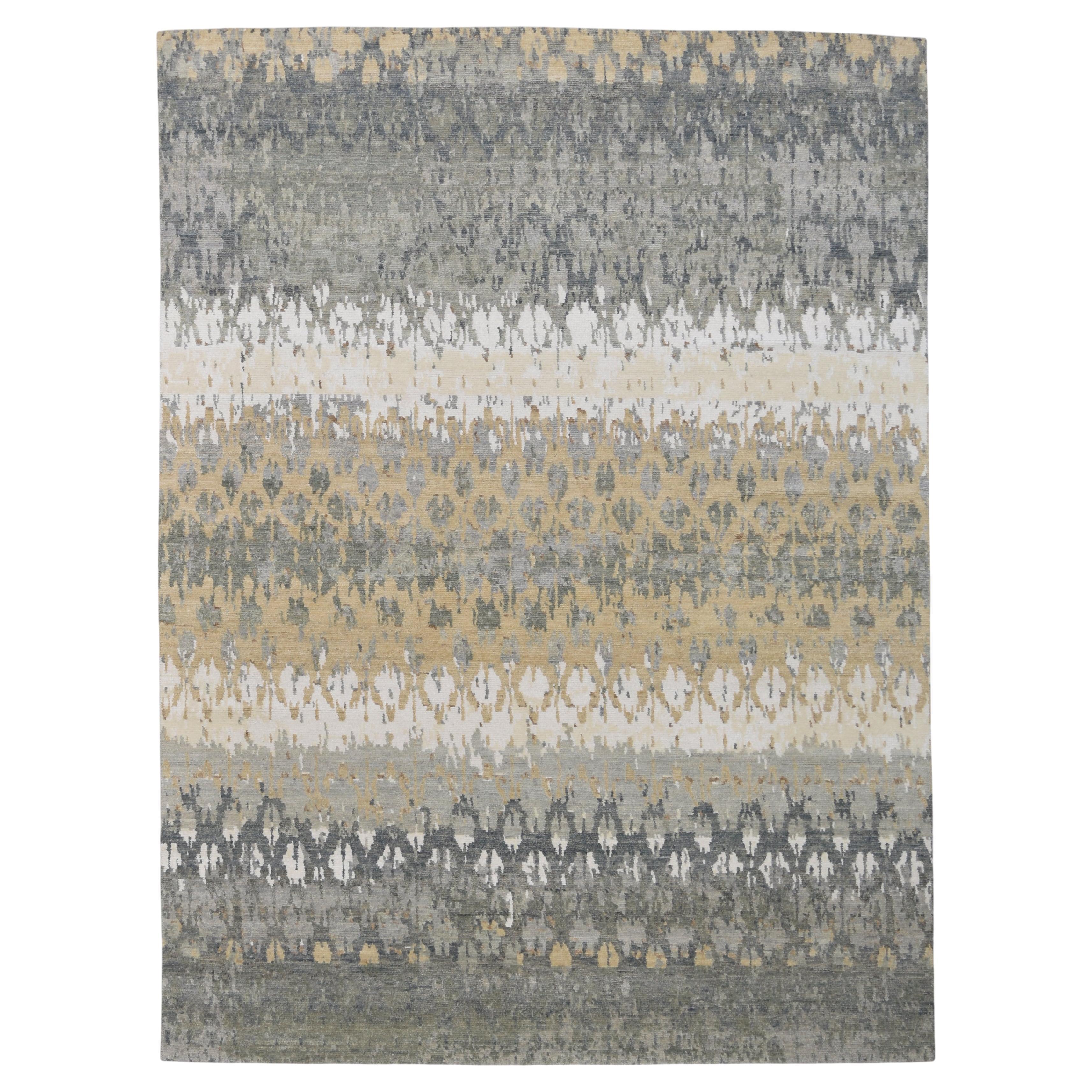 Spanifornia Transitional Textured Wool Rug 9'x12'2''