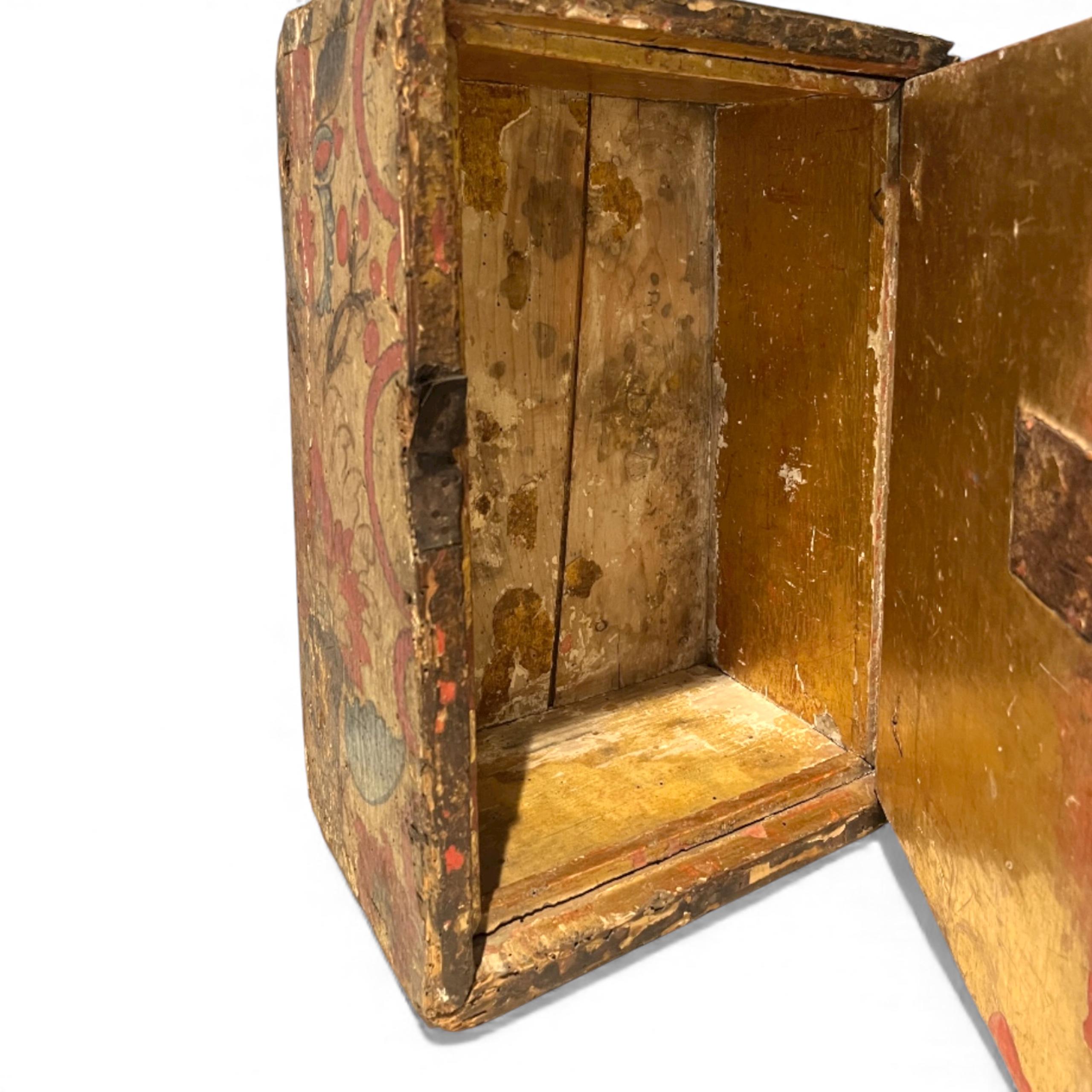 Pin Tabernacle en bois de la Renaissance espagnole du C.I.C., Le Pélican dans sa piété. en vente