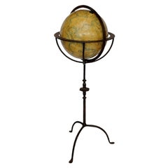 Spanish 16th Century Style Globe on Stand, circa 1950