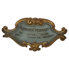 Targa da parete spagnola del 1734