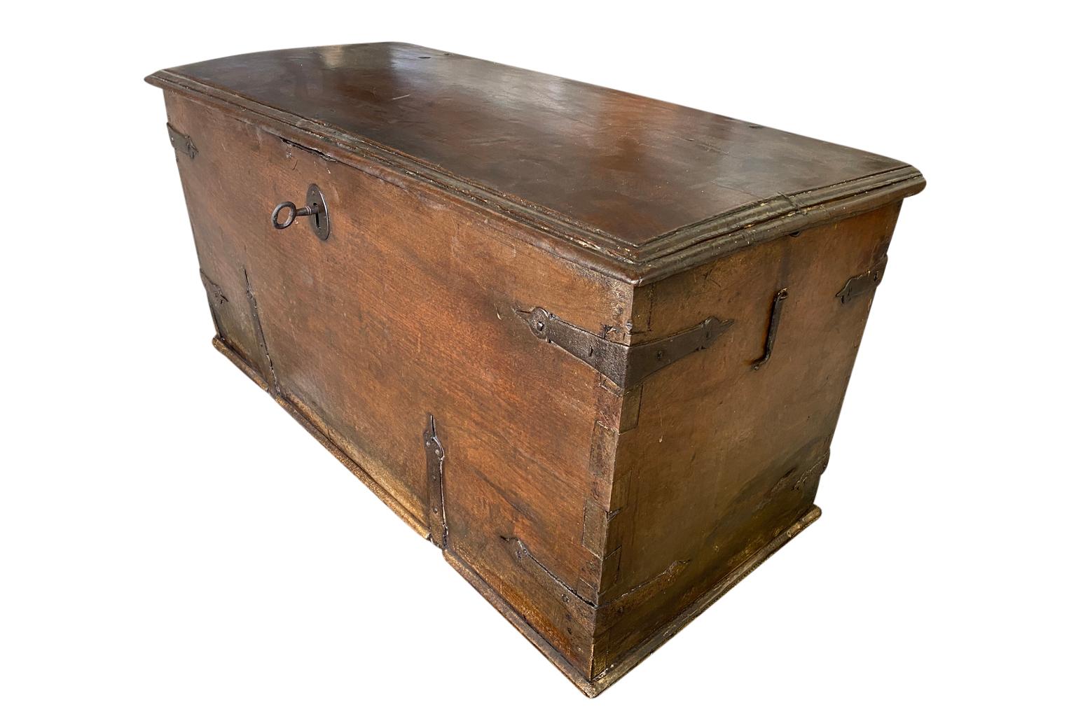 18th Century and Earlier Spanish 17th Century Coffre, Trunk For Sale