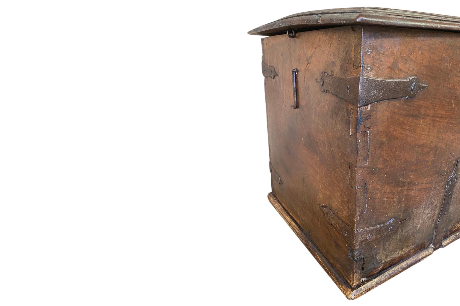 Spanish 17th Century Coffre, Trunk For Sale 1