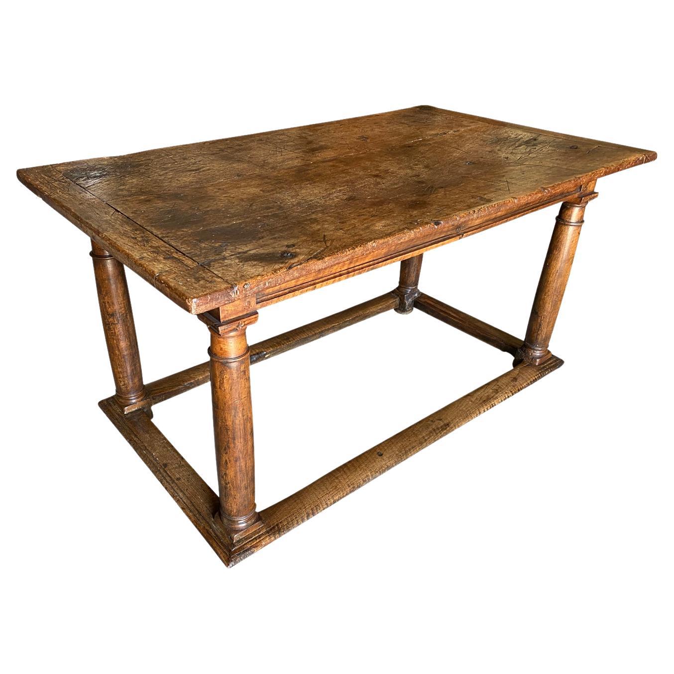 Spanish 17th Century Console, Center Table For Sale