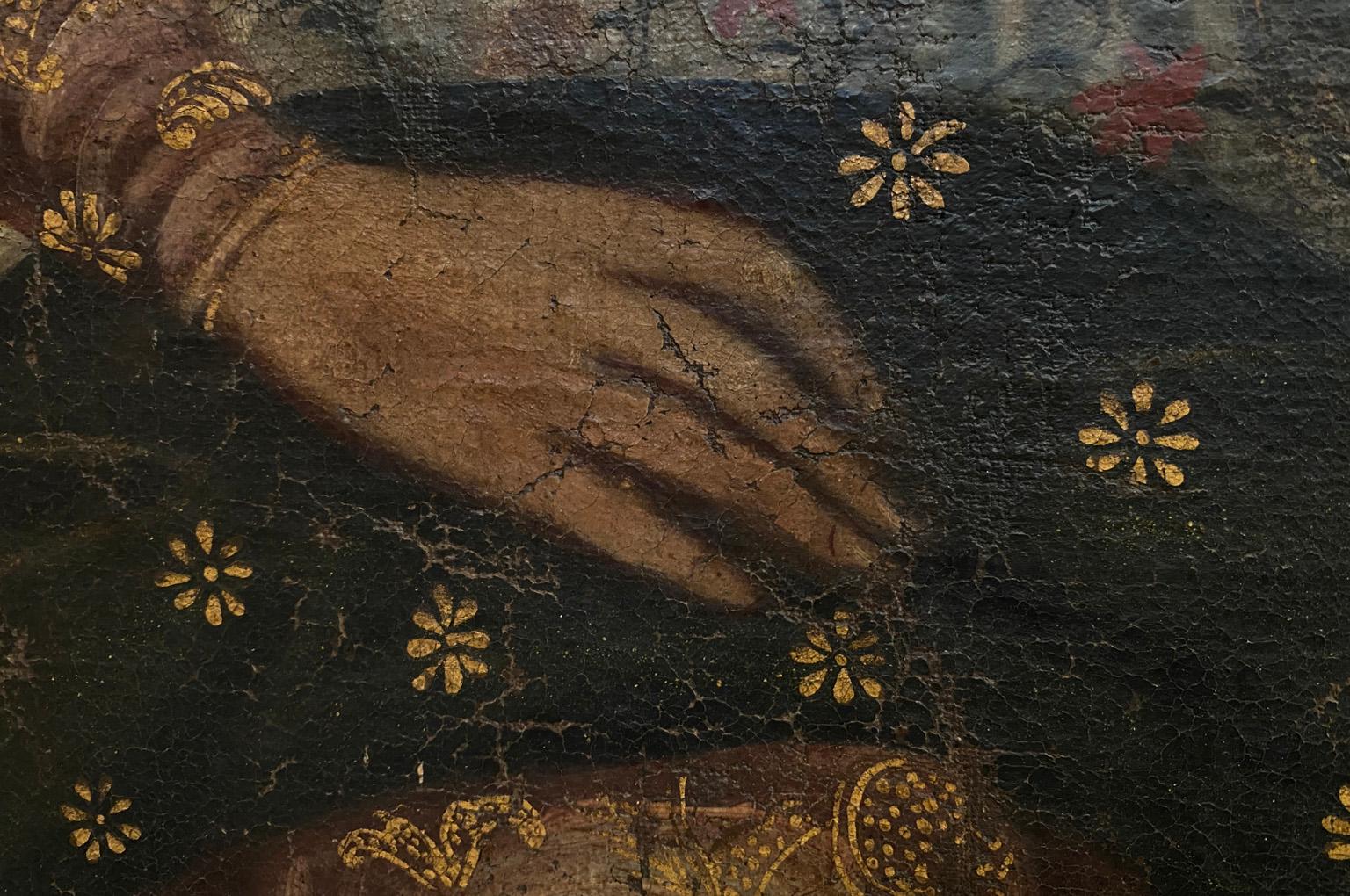 Pittura ad olio spagnola del XVII secolo in vendita 5