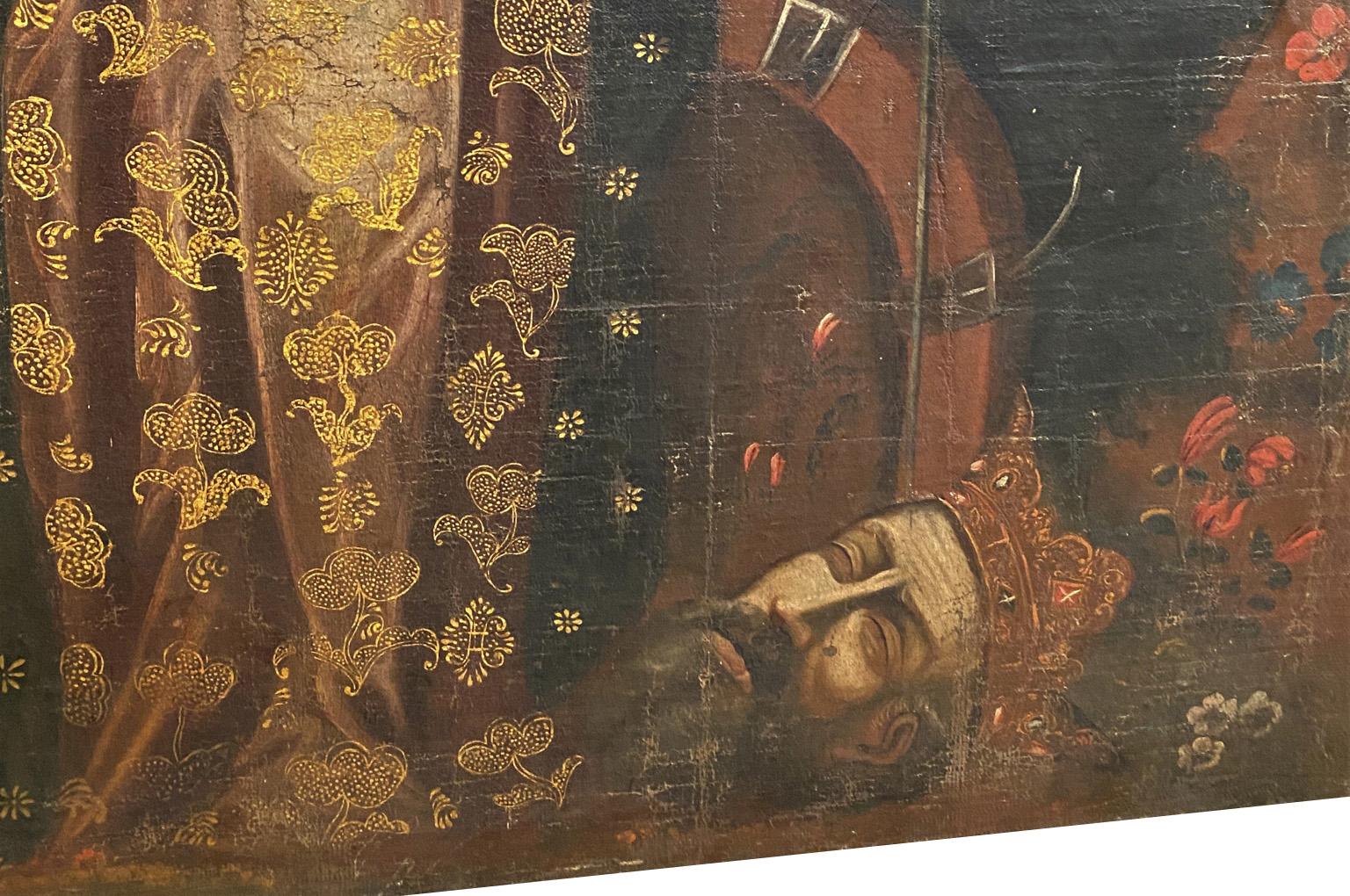 Pittura ad olio spagnola del XVII secolo in vendita 2