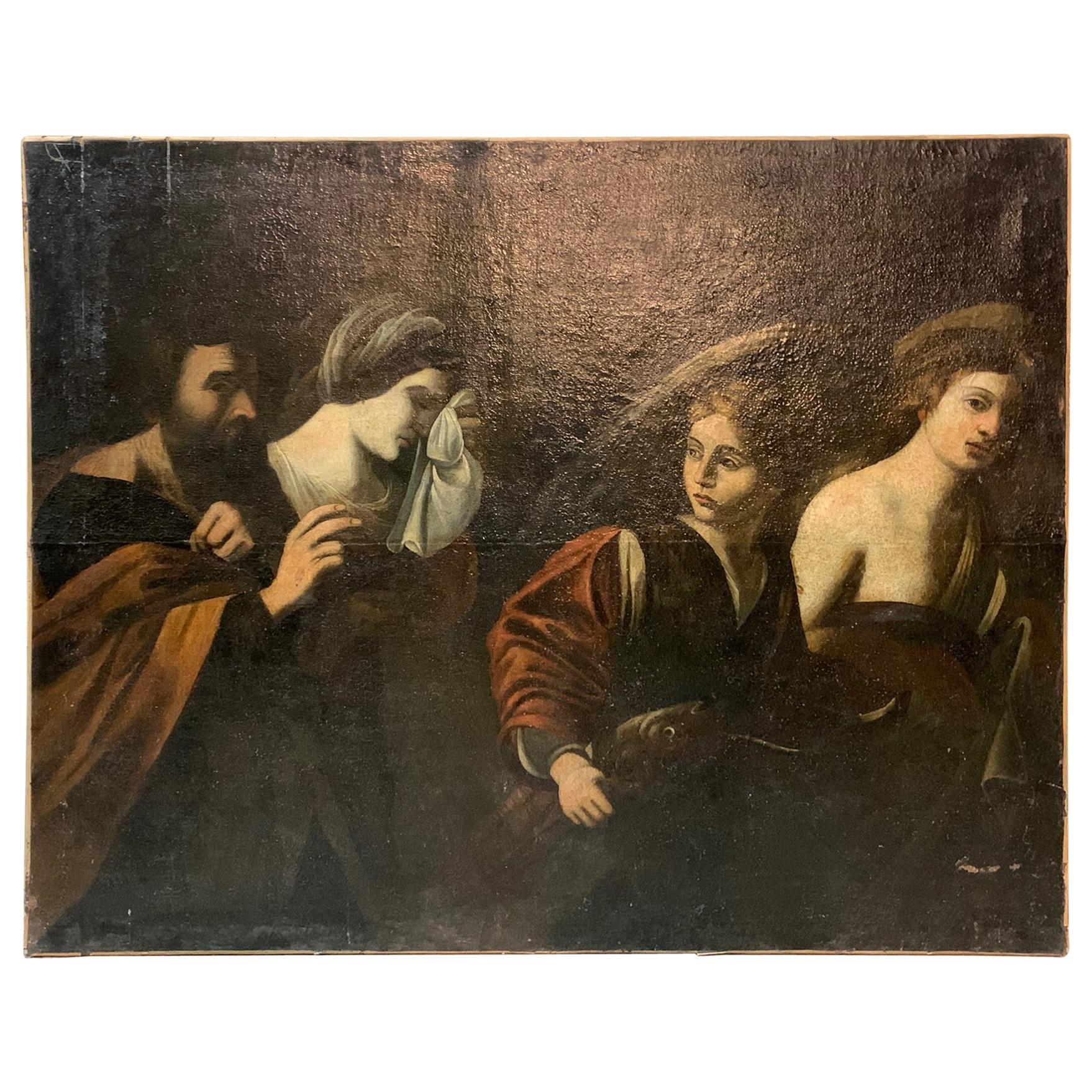 Spanish 17th Century Oil Painting
