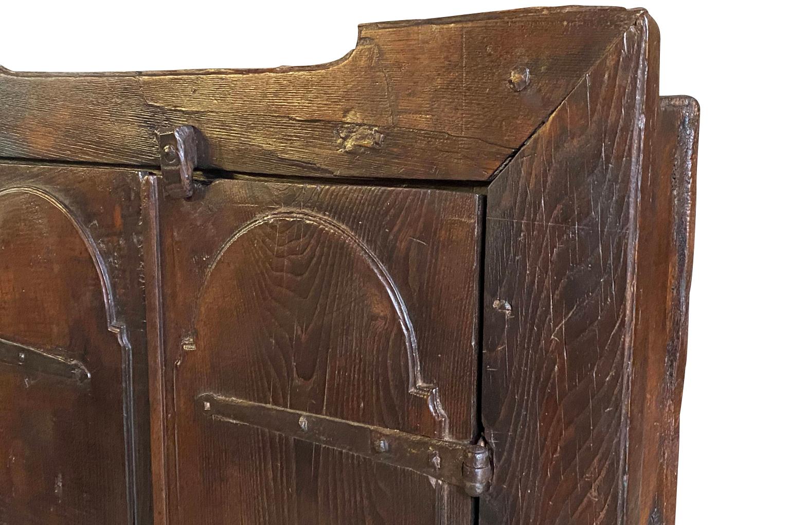 Spanish 17th Century Primitive Armoire For Sale 3