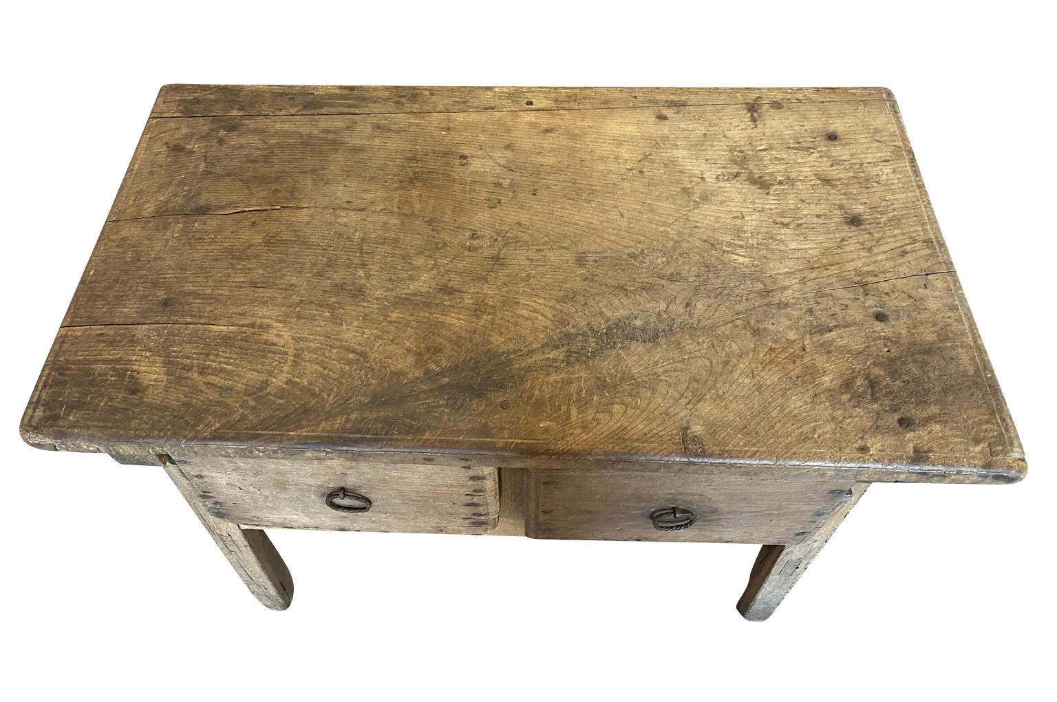 Spanish 17th Century Rustic Side Table 8