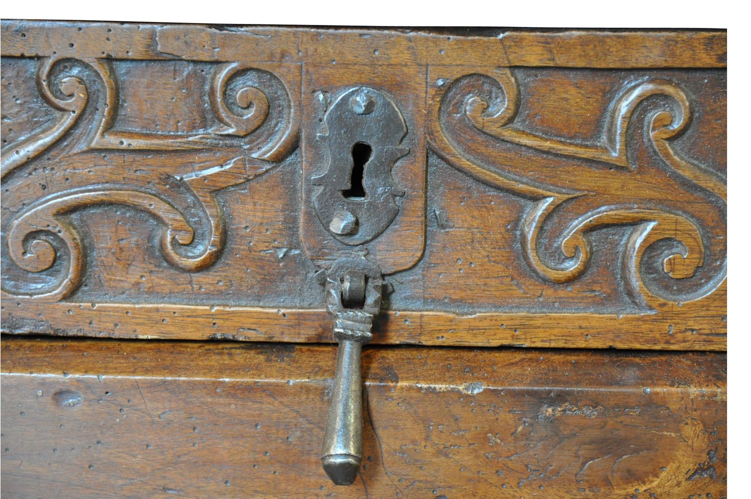 Walnut Spanish 17th Century Side Table