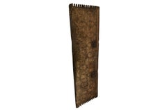 Spanish 17th Century Solid Walnut Board Carved Panel
