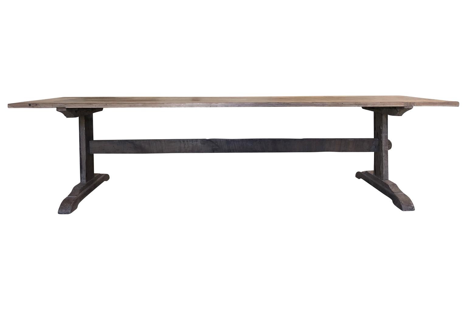 19th Century Spanish 17th Century Style Trestle Table