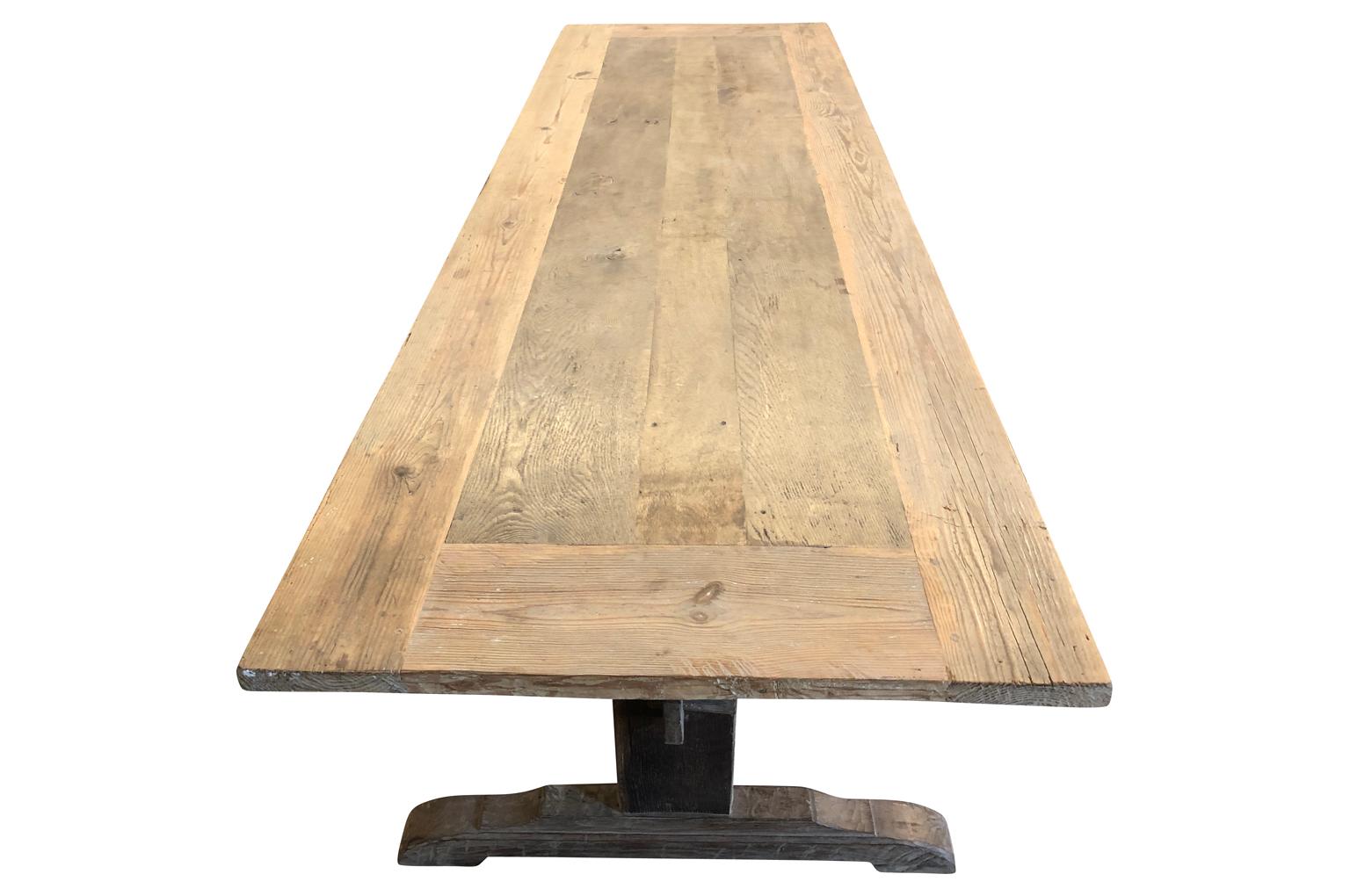 Spanish 17th Century Style Trestle Table 2
