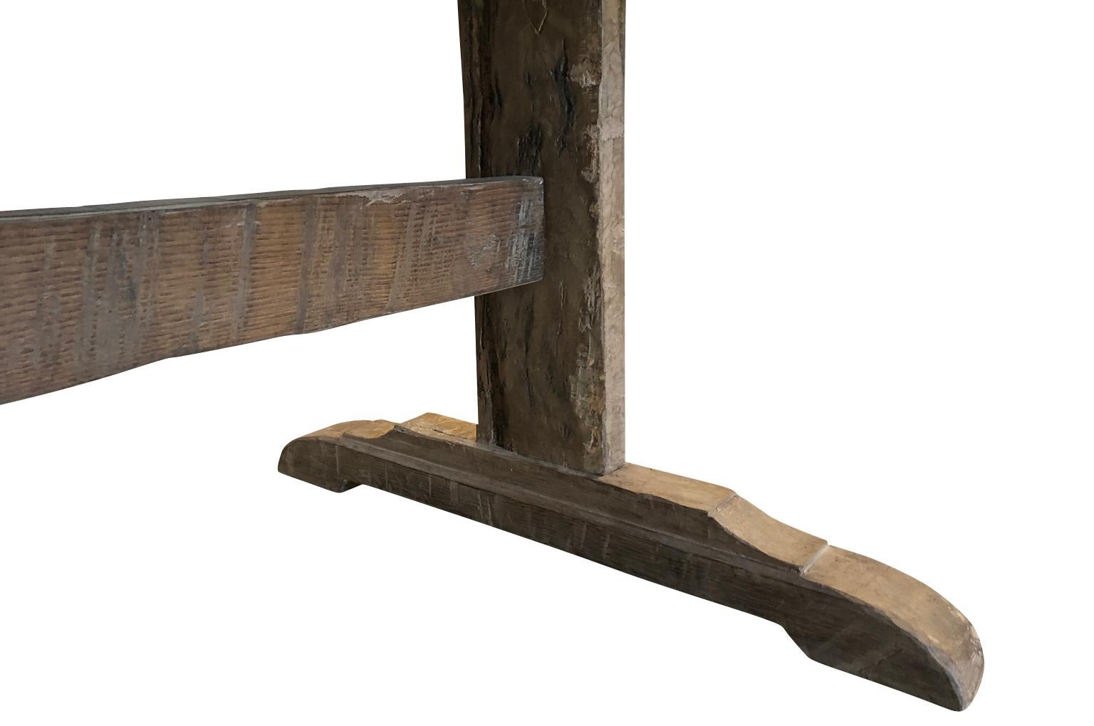 Spanish 17th Century Style Trestle Table 3