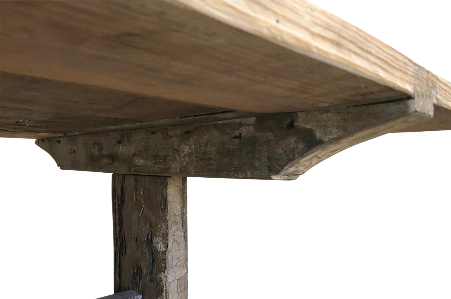 Spanish 17th Century Style Trestle Table 4