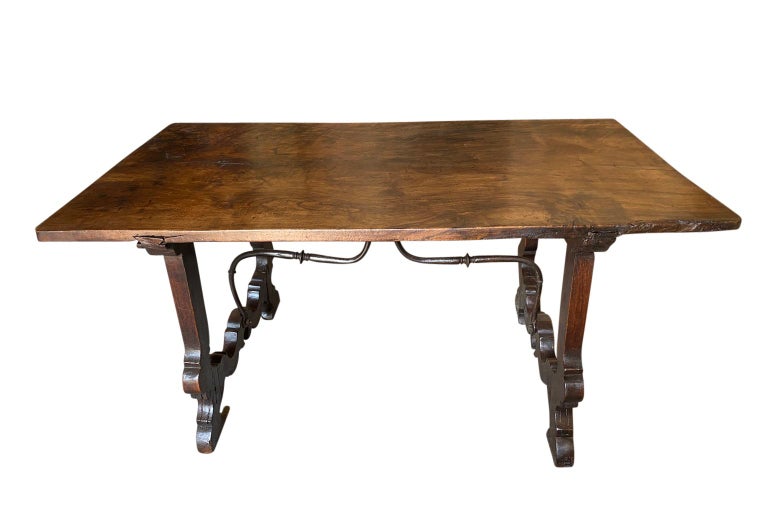 Spanish 17th Century Writing Table In Good Condition In Atlanta, GA