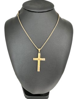 Spanish 18 karat Yellow Gold Cross