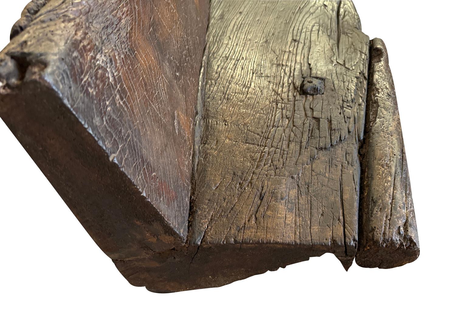 Spanish 18th Century Arte Populaire Bench 3