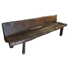 Spanish 18th Century Arte Populaire Bench