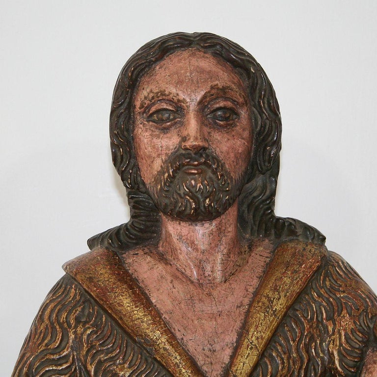 Spanish 18th Century Baroque Christ Figure For Sale At 1stdibs