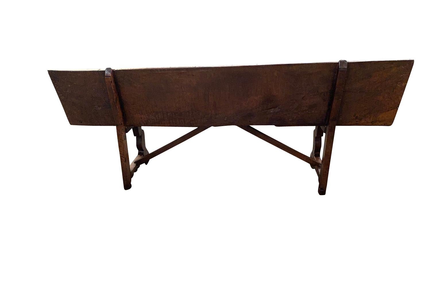 Spanish 18th Century Bench For Sale 5