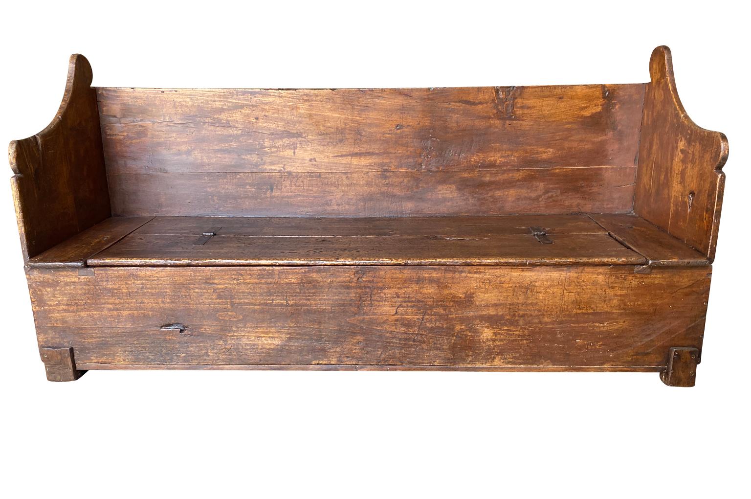 18th Century and Earlier Spanish 18th Century Bench - Trunk For Sale